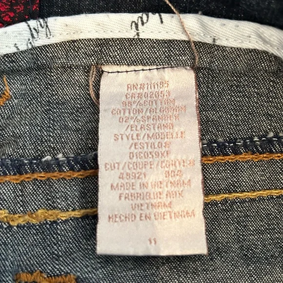 Vintage Baby Phat Jeans with Gold Embroidery - Picture 8 of 13